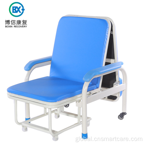  Good quality folding hospital accompany chair Manufactory